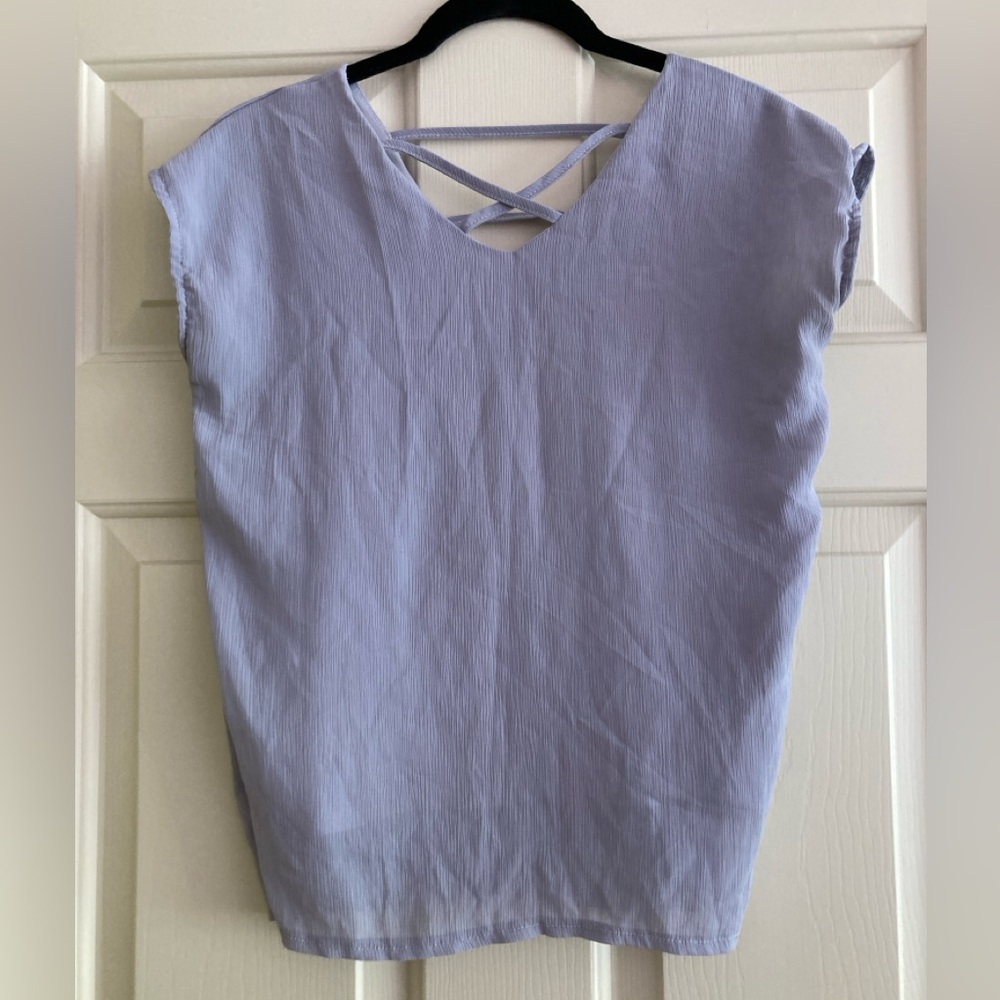 Mayuki Chiffon Silk Ruched Top Sz S